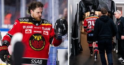 Luleå-spelaren Brendan Shinnimin anklagas för att ha börjat bråket mot Skellefteå-tränaren Andreas Falk.