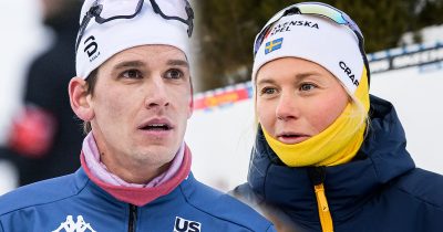 Maja Dahlqvist med sin pojkvän Kevin Bolger.