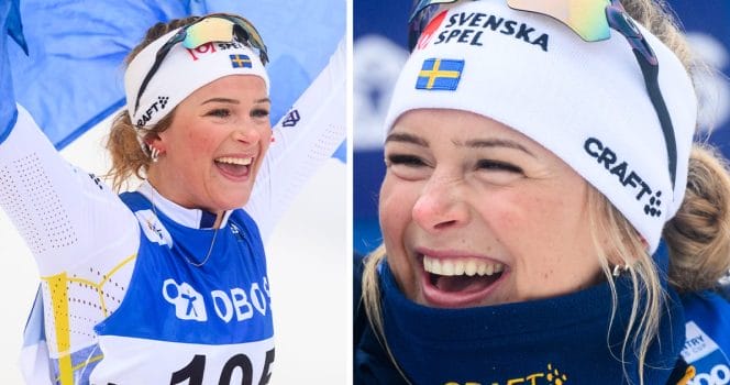 Frida Karlssons svar på de norska hånen under femmilen i Holmenkollen.