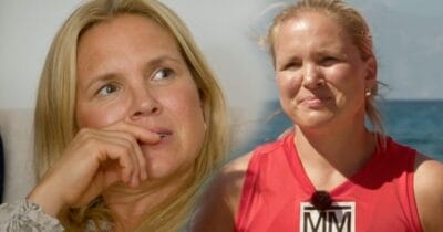 Anja Pärson berättar om sin rädsla för vatten i Mästarnas mästare.