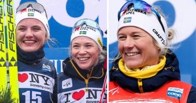 Svenska skidlandslaget laddar för fest efter succésäsongen i skidspåren.