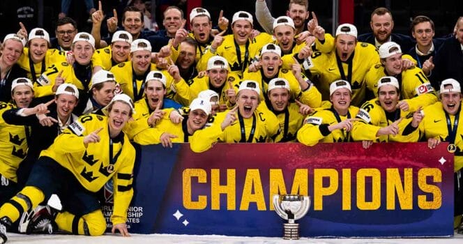 Juniorkronorna ska försvara sitt JVM-guld under årsskiftet 2026 och 2027.