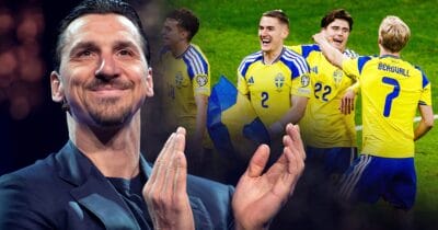 Zlatan Ibrahimovic skickade en hälsning till landslaget efter VM-platsen säkrades.