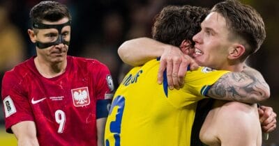 Ilska i Polen i natt efter svenska playoff-matchen