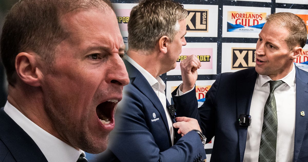 Cam Abbott och Dan Tangnes i storbråk
