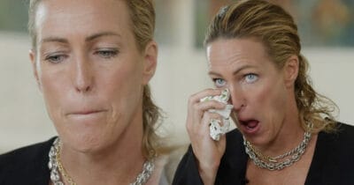 Therese Alshammar berörs till tårar i Mästarnas mästare.