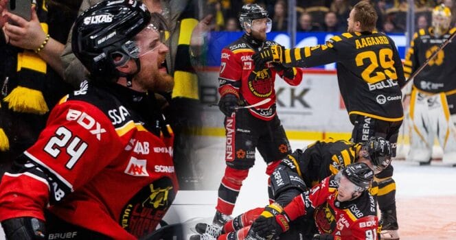 Det blev ett jättebråk mellan Skellefteå och Luleå i SHL.