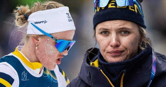 Linn Svahns ilska mot konkurrenterna under SM-avslutningen.