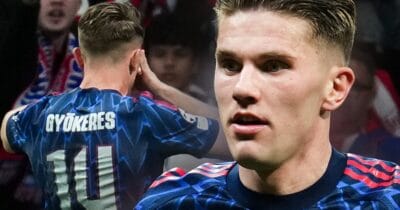 Viktor Gyökeres historisk målskytt i Arsenals Champions League-semi.