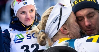 Linn Svahn berättar om sitt förhållande med sambon Johan Häggström.