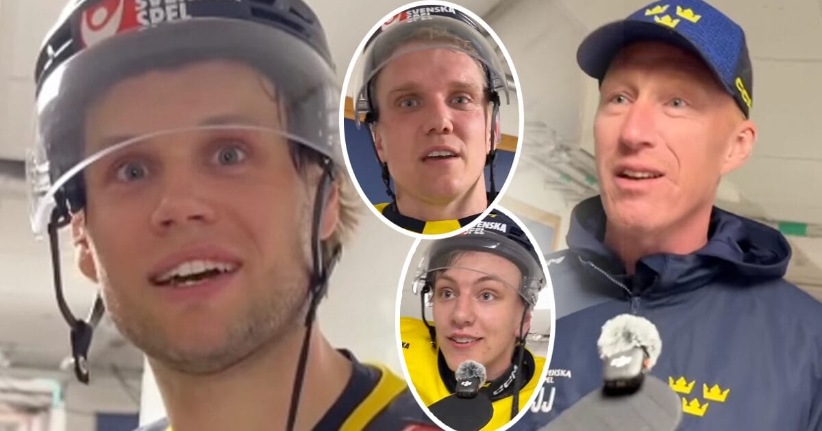 Tre Kronor-spelarna gör bort sig totalt när de får frågor om valborgsfirande.
