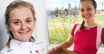 Stina Nilsson har ett helt nytt intresse vid sidan av längdskidor och långlopp.