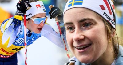 Ebba Andersson berättar varför hon började med längdskidåkning som barn.