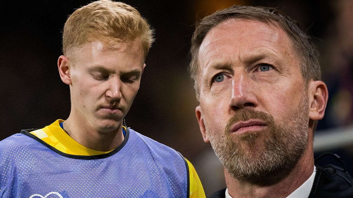 Hugo Larsson uppges få nobben av Graham Potter. Blir inte uttagen i VM-truppen.