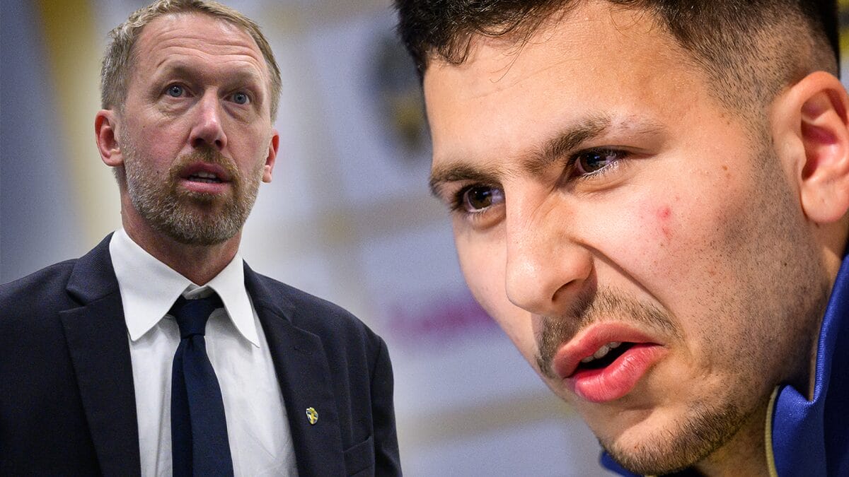 Roony Bardghjis relation med Graham Potter efter VM-petningen.