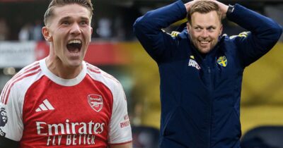 Sebastian Larsson säger vad han tycker om Viktor Gyökeres prestation i Arsenal.