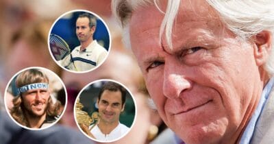 Björn Borg pekar ut tidernas bästa tennisspelare.