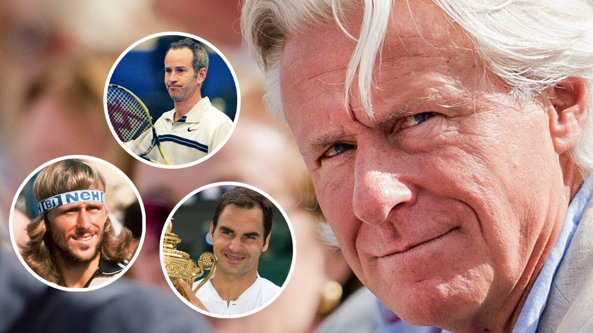 Björn Borg pekar ut tidernas bästa tennisspelare.