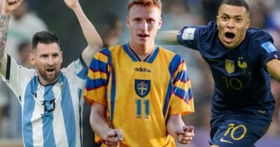 Spelarna som gjort flest mål i fotbolls-VM genom tiderna.