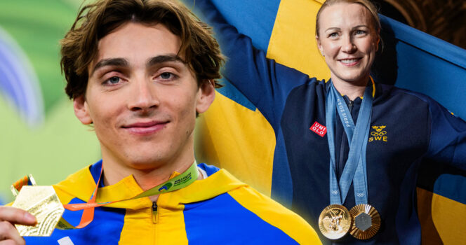 Armand Duplantis fina hyllning till Sarah Sjöström