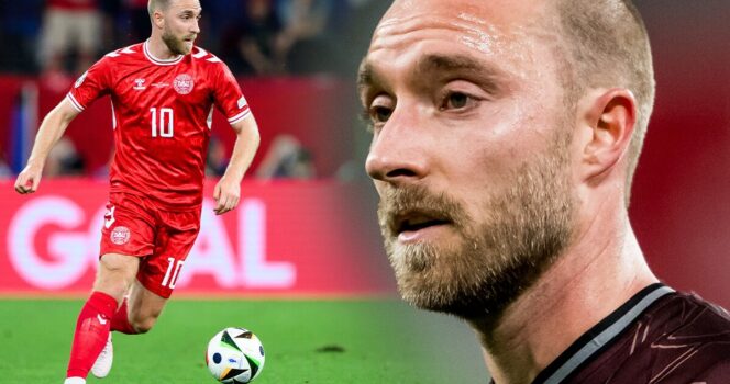 Christian Eriksen föll ihop på en fotbollsplan för andra gången i karriären.