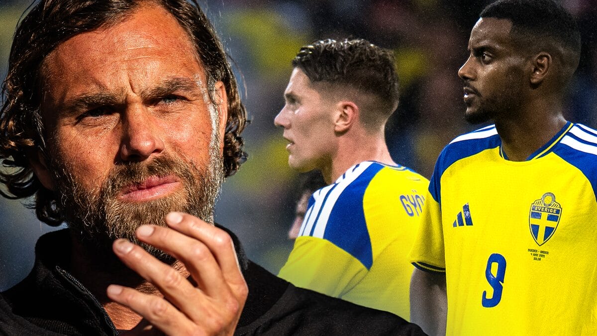 Johan Elmander säger hur Sverige ska ställa upp med Viktor Gyökeres och Alexander Isak i fotbolls-VM.