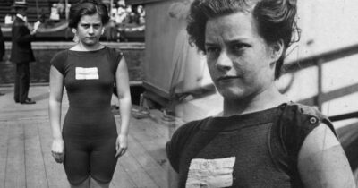 Den tidigare OS-guldmedaljören i simhopp, Greta Johansson. Hon lämnade Sverige kort efter framgången.