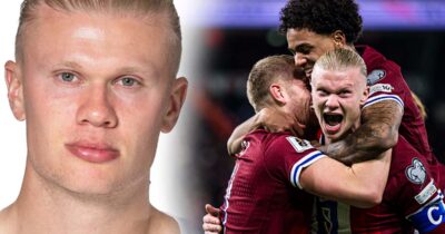 Erling Haaland gör debut i fotbolls-VM 2026 för sitt Norge.
