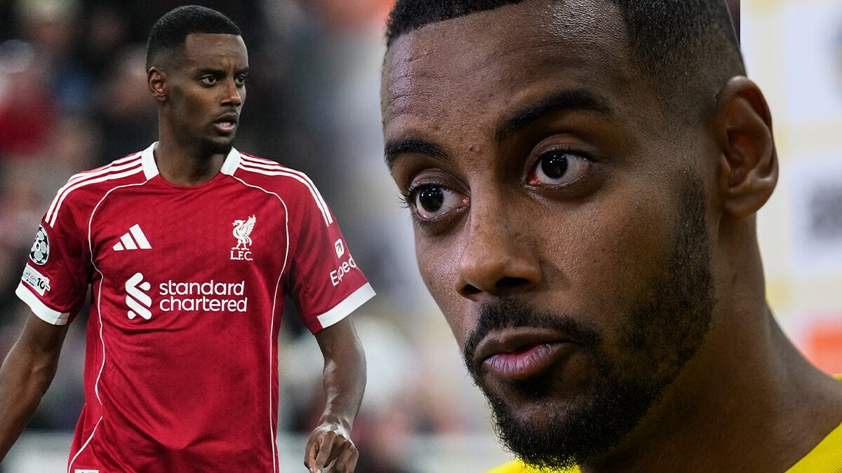 Alexander Isak berättar om sitt första tuffa år i Liverpool.