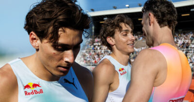 Armand Duplantis gratulerade Kurtis Marschall efter förlusten
