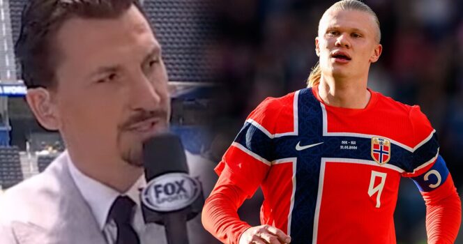 Zlatan Ibrahimovic tror inte Erling Haaland blir bättre än honom.