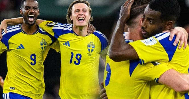 Alexander Isak slog till för Sverige direkt i premiären av fotbolls-VM mot Tunisien.