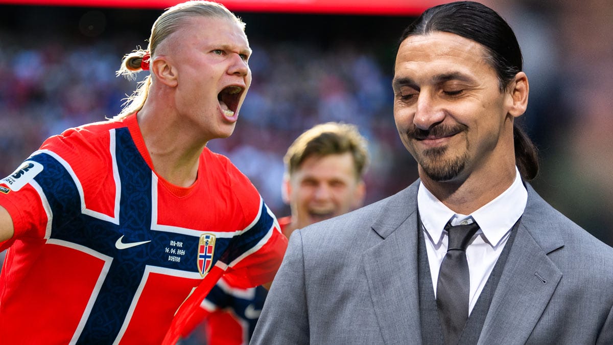 Zlatan Ibrahimovics hyllning till Erling Haaland efter VM-succén