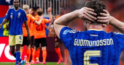 Sverige förlorar med hela 1-5 mot Nederländerna i fotbolls-VM 2026.