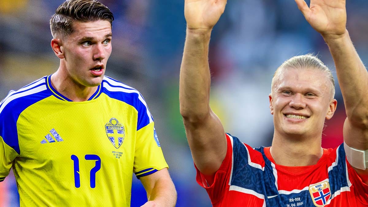 Viktor Gyökeres och Erling Haaland kan möta varandra i VM-slutspelet.