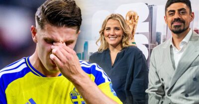 TV4:s bild inför Frankrike-Sverige sprids inom fotbollsvärlden