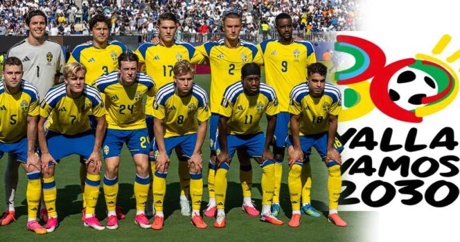Så kan Sveriges startelva se ut i fotbolls-VM 2030.
