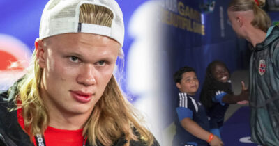 Erland Haalands fina gest mot barnen på fotbolls-VM 2026.