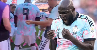 Romelu Lukakus hån mot Donald Trump i fotbolls-VM i natt