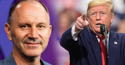 Jonas Eriksson erkänner vad han tycker om Donald Trump under fotbolls-VM 2026.