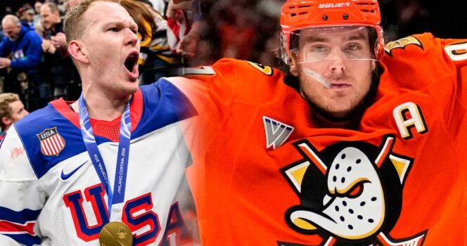 Brady Tkachuk hyllar att Leo Carlsson blir bäst betald någonsin