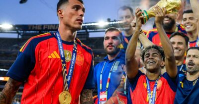 Spanien har firat VM-guldet stort under natten efter finalsegern i fotbolls-VM 2026.