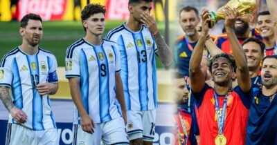 Argentinas beteende under Spaniens VM-guldfirande har väckt starka reaktioner i fotbollsvärlden.