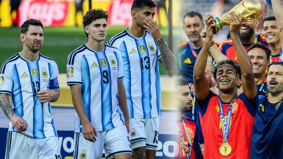 Argentinas beteende under Spaniens VM-guldfirande har väckt starka reaktioner i fotbollsvärlden.