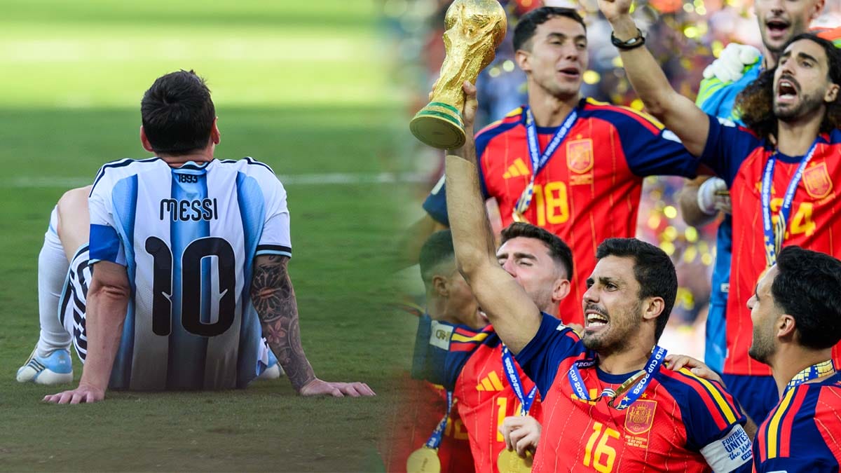 Argentina vill spela om VM-finalen mot Spanien i fotbolls-VM 2026.