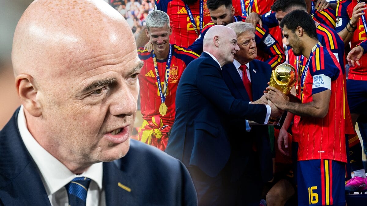 Gianni Infantino och Fifa vill kunna sälja rättigheterna för fotbolls-VM.