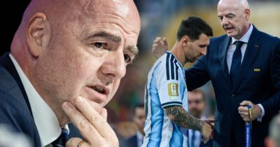Uefa kräver att Fifa-presidenten Gianni Infantino avgår.