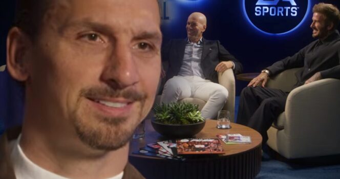Zlatans ord om att spela VM med Sverige får profilerna att skratta.