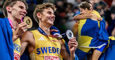Andreas Almgrens fina ord till vännen Samuel Pihlström efter EM-medaljerna.
