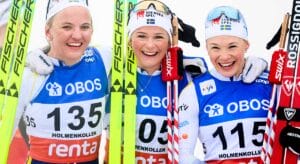 Linn Svahn, Frida Karlsson and Jonna Sundling är tre av våra främsta svenska längdskidåkare.